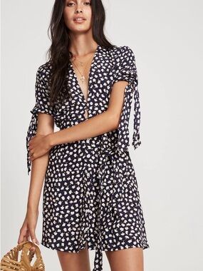 Faithfull the Brand Birgit Mini Dress Vintage Floral Print